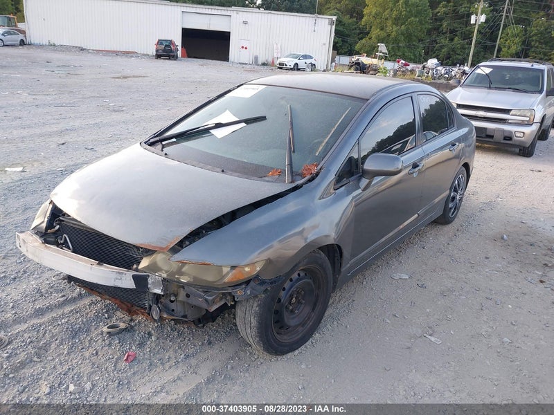 2010 Honda Civic Lx Gray vin: 2HGFA1F56AH565447