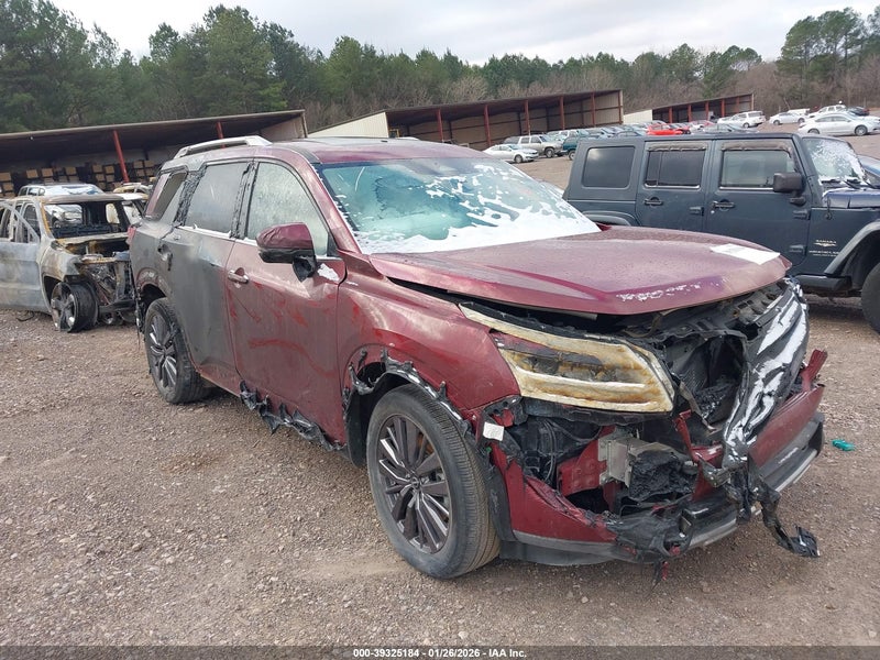 2023 Nissan Pathfinder Sl 4wd Maroon vin: 5N1DR3CD1PC202471