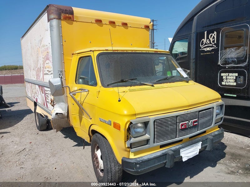 1992 Gmc Cutaway Van G3500 Yellow vin: 2GDHG31K8N4516242