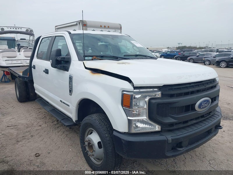 2022 Ford F-350 Chassis Xl White vin: 1FD8W3HTXNEG27294