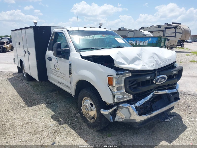 2020 Ford F-350 Chassis Xl White vin: 1FDRF3G64LEC75388