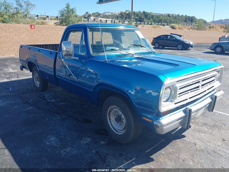 1973 Dodge D200   Синий vin: D24BJ3S082829    