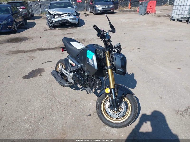 2024 Honda Grom 125 Gray vin: MLHJC9219R5203665