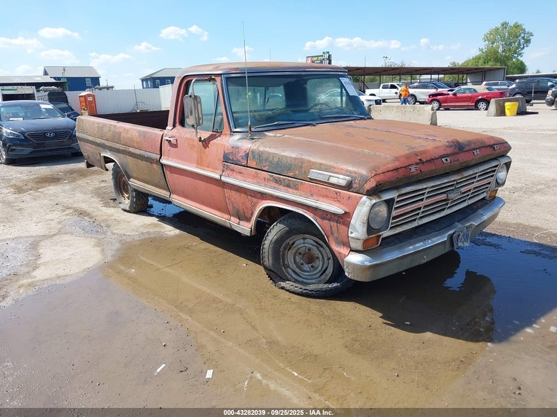 1969 Ford F100   Brown vin: F10GKF38978      