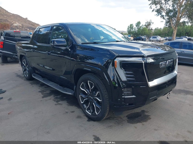 2025 Gmc Sierra Ev Max Range Denali Черный vin: 1GT40LEL4SU405618