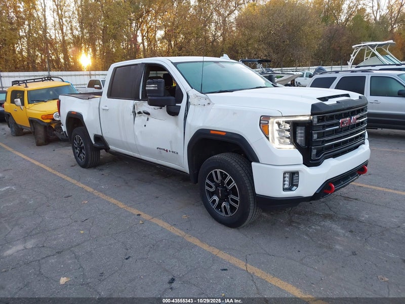 2023 Gmc Sierra 2500hd 4wd  Standard Bed At4 White vin: 1GT49PEY1PF101277