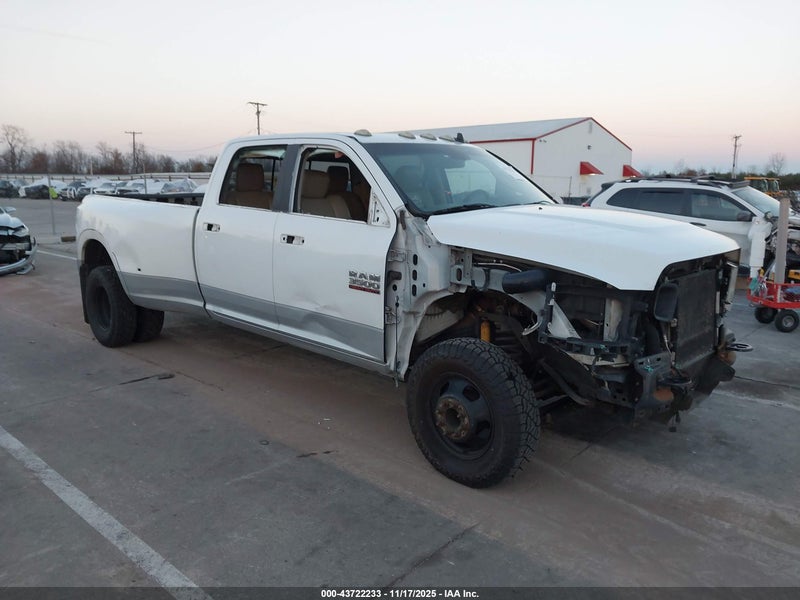 2013 Ram 3500 Laramie White vin: 3C63RRJL5DG573064