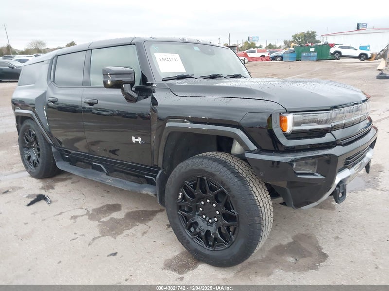 2025 Gmc Hummer Ev Suv 2x E4wd Черный vin: 1GKT0NDE5SU116942