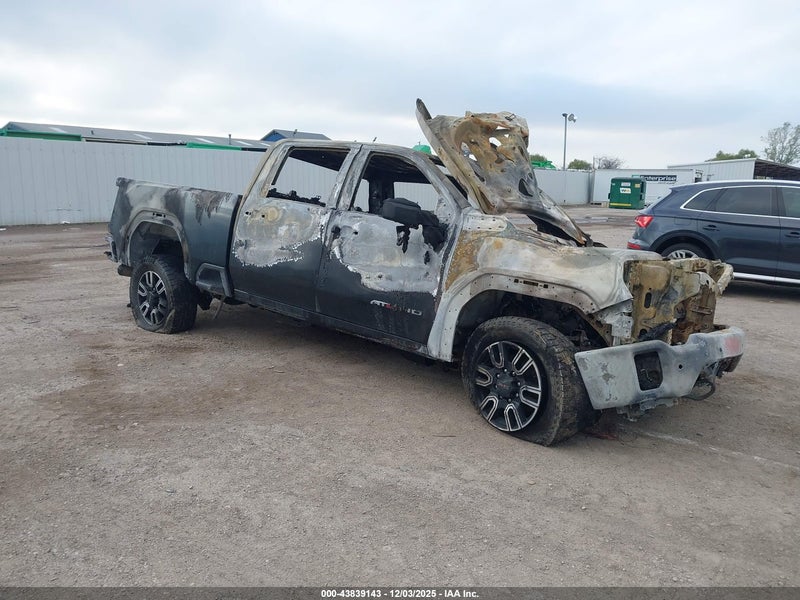 2021 Gmc Sierra 3500hd 4wd  Standard Bed At4 Black vin: 1GT49VEY2MF176554