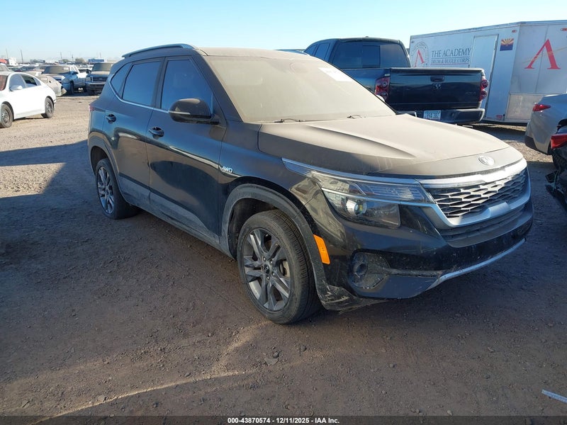 2021 Kia Seltos S Black vin: KNDEUCAA6M7111264