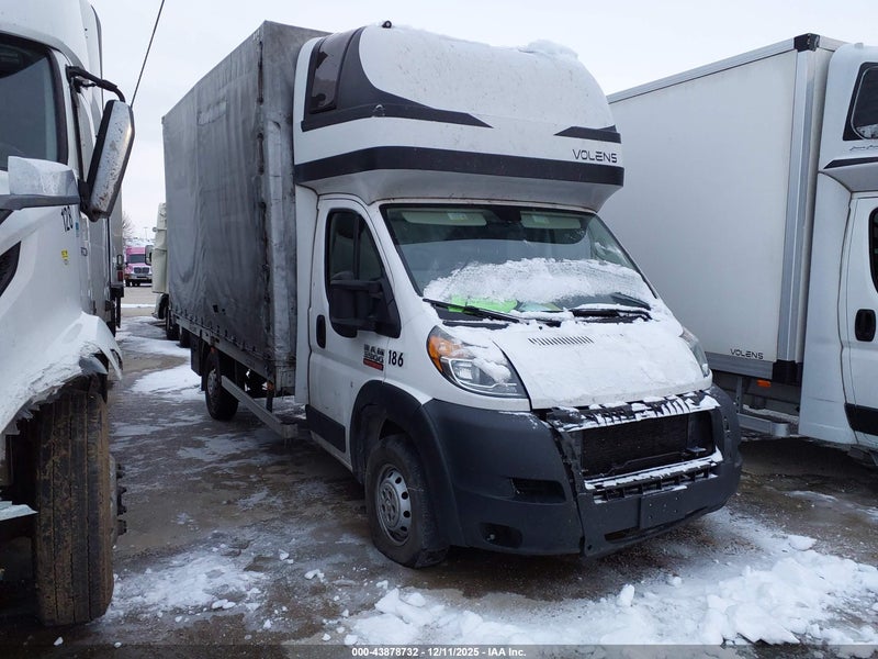 2019 Ram Promaster 3500 Cab   White vin: 3C7WRVFG9KE564907
