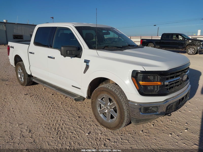 2024 Ford F-150 Xlt White vin: 1FTFW3LD2RFA27204