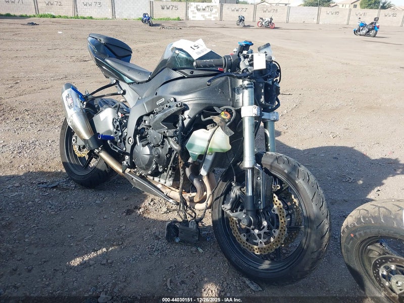 2009 Kawasaki Zx600 R Green vin: JKAZX4R189A006829
