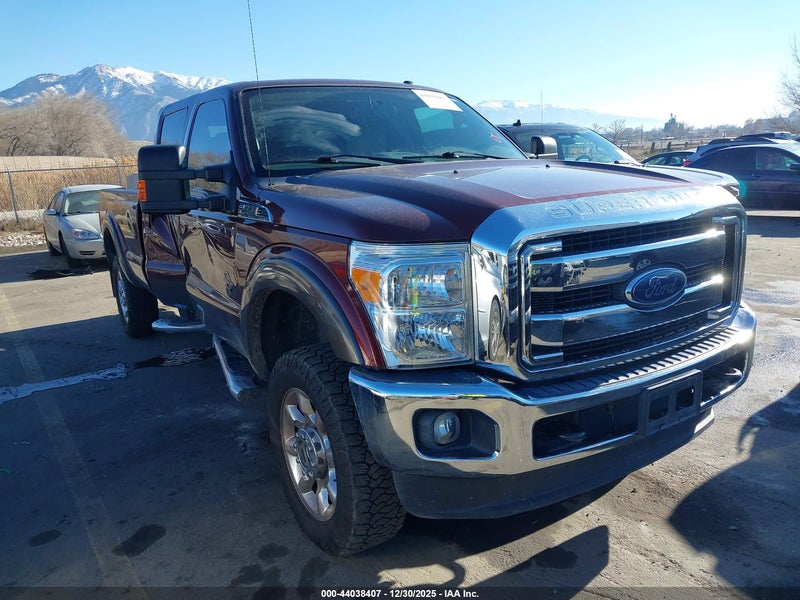 2016 Ford Super Duty F-350 Srw Lariat Burgundy vin: 1FT8W3BT0GEC60986