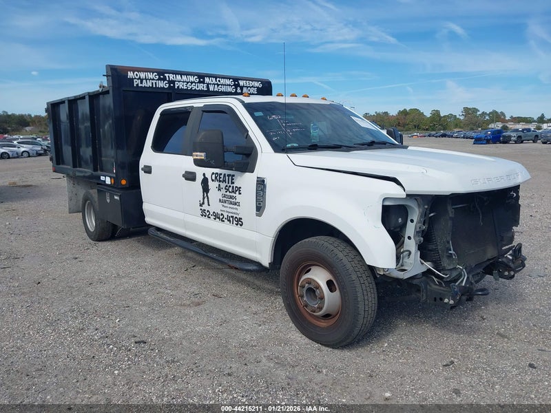 2017 Ford F-350 Chassis Xl White vin: 1FD8W3G6XHEB67621