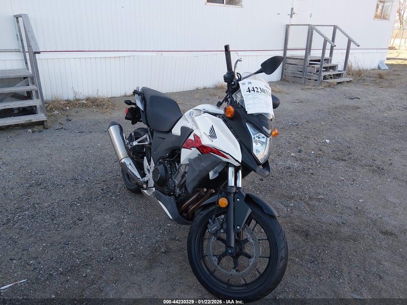 2014 Honda Cb500 X White vin: MLHPC4667E5100306
