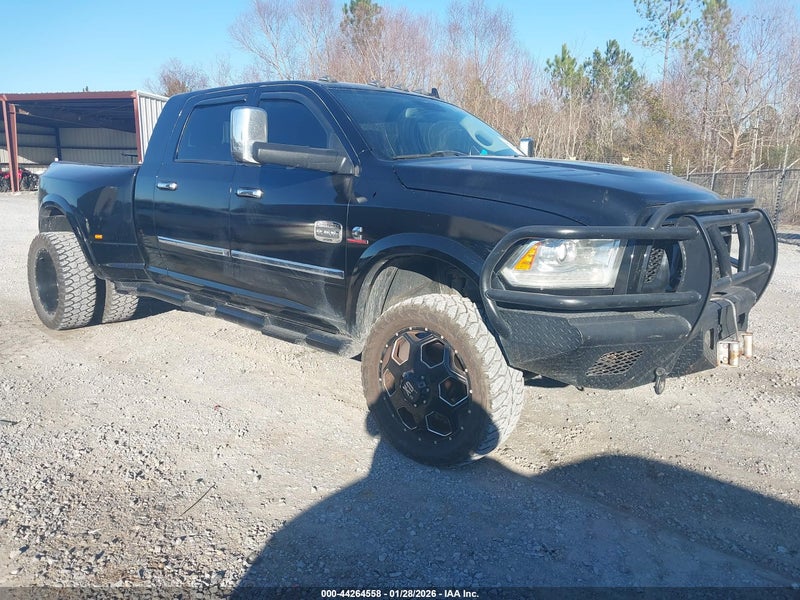 2013 Ram 3500 Laramie Longhorn Black vin: 3C63RRNL4DG609188