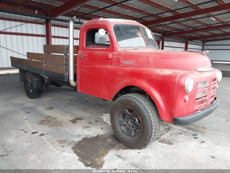 1948 Dodge B1   Red vin: CA973783         