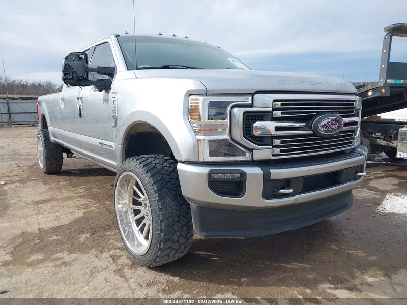 2021 Ford F-350 Limited Silver vin: 1FT8W3BT4MEC20423