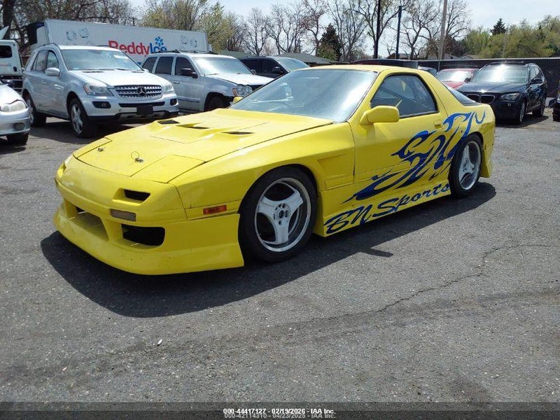 1990 Mazda Rx7   Yellow vin: FC3S216195       