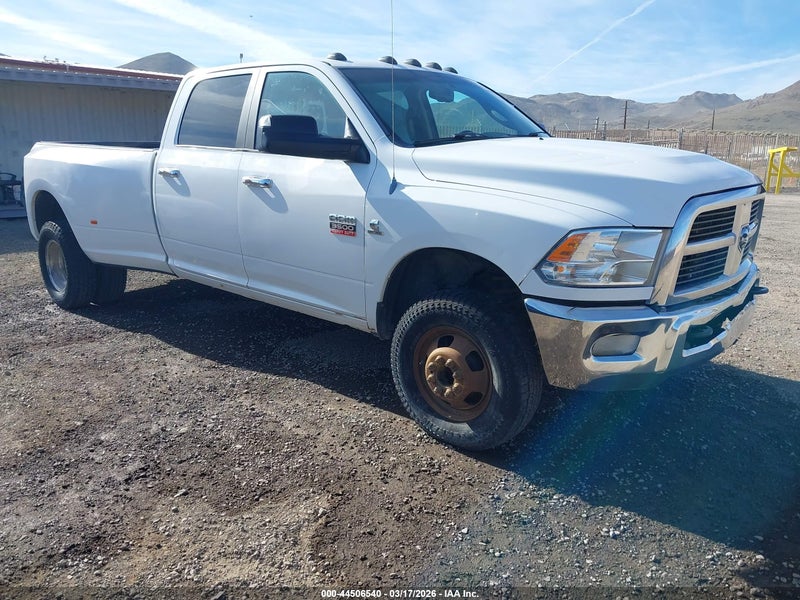 2012 Ram 3500 Slt White vin: 3C63D3HL6CG283173