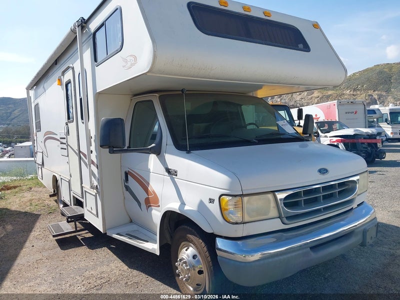 1999 Ford Econoline E450 Super Duty Cutwy  Rv White vin: 1FDXE40S2XHA75590
