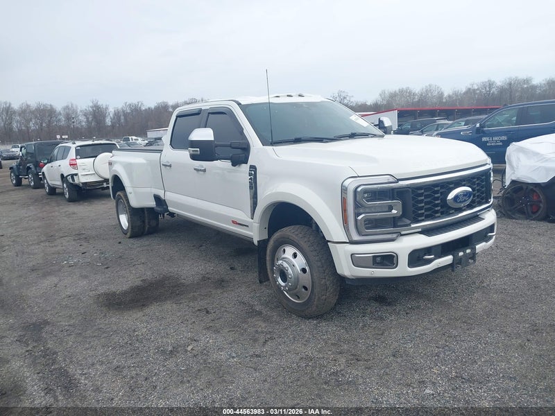 2024 Ford F-450 Limited White vin: 1FT8W4DM8RED79416