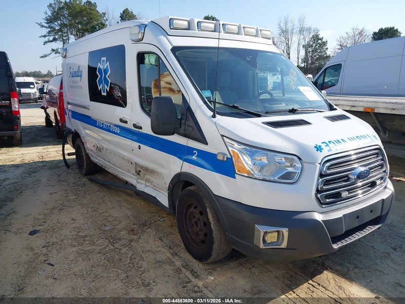 2017 Ford Ambulance Transit-250   White vin: 1FDYR2CM3HKA87634