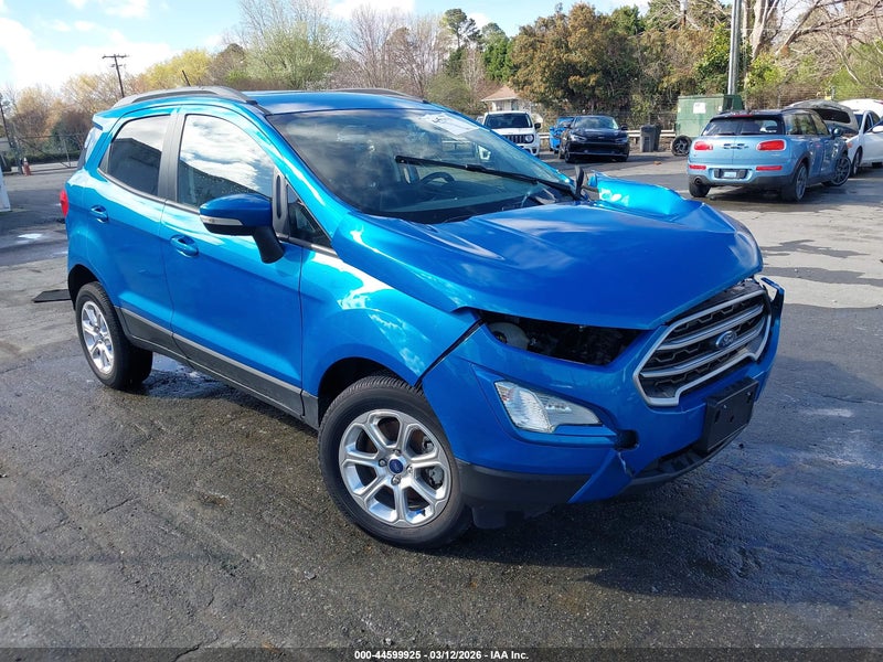 2019 Ford Ecosport Se vin: MAJ6S3GL7KC301359
