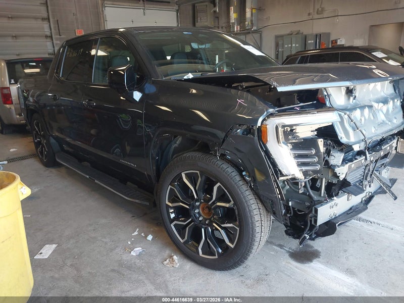 2025 Gmc Sierra Ev Max Range Denali Черный vin: 1GT40LEL7SU409176