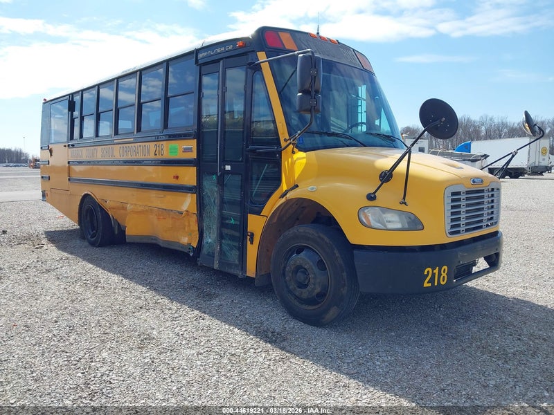 2010 Freightliner Chassis B2b Yellow vin: 4UZABPDT6ACAN3389