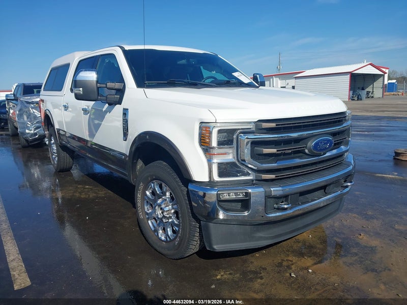 2021 Ford F-250 King Ranch White vin: 1FT8W2BT7MEC56097