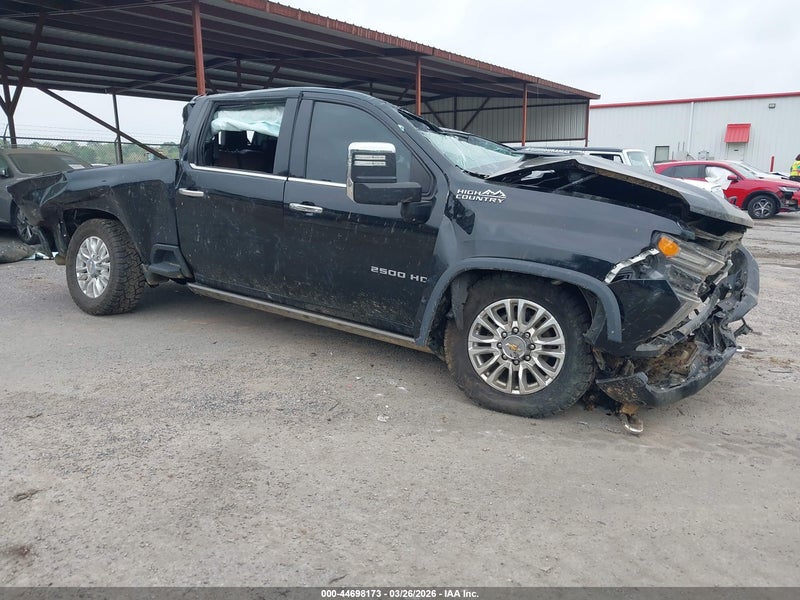 2023 Chevrolet Silverado 2500hd 4wd  Standard Bed High Country Черный vin: 2GC4YREYXP1700748