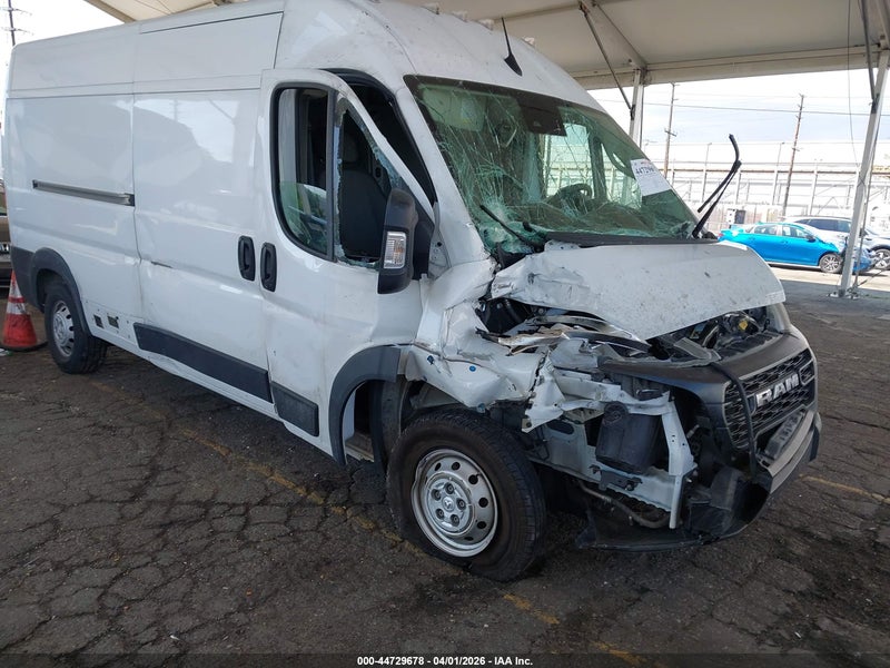 2023 Dodge Promaster 2500   White vin: 3C6LRVDG6PE588972