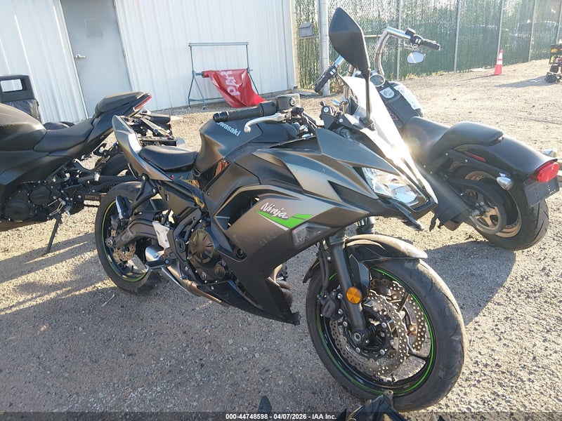 2024 Kawasaki Ex650 R Black vin: ML5EXER10RDAC4663