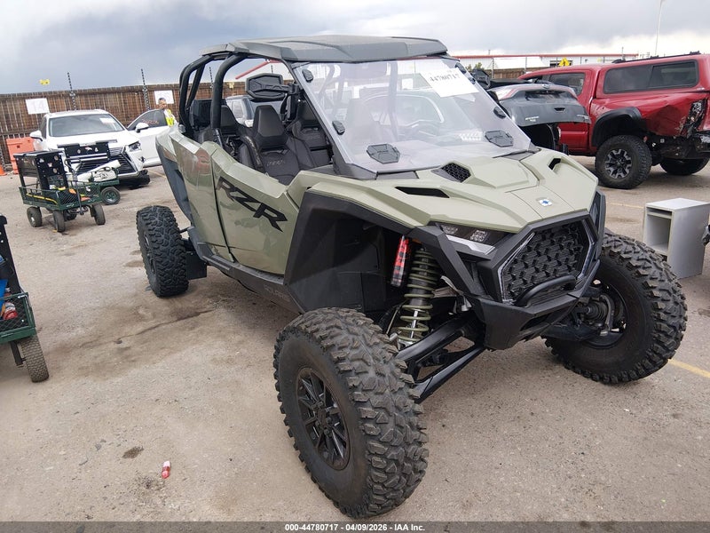 2025 Polaris Rzr Pro S 4 Ultimate Зеленый vin: 3NSS4D923SG137536