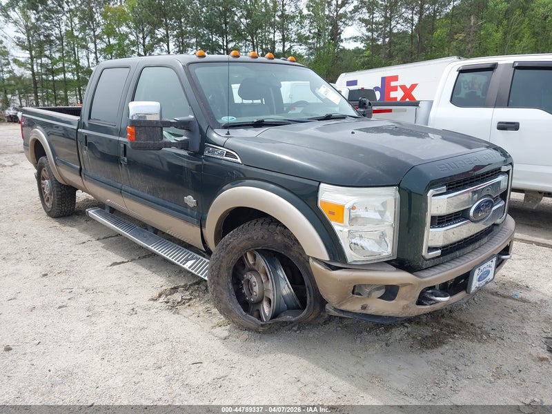 2012 Ford F-350 Lariat Зеленый vin: 1FT8W3BT3CEC08729