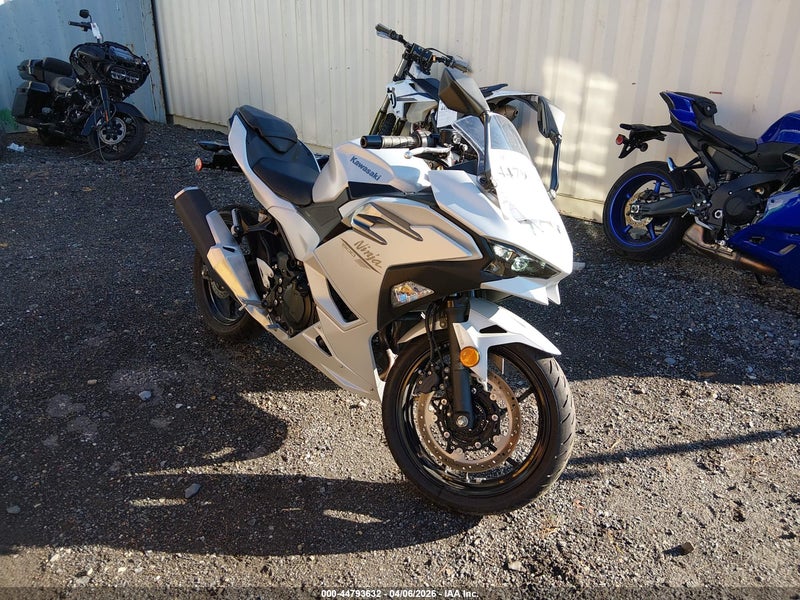 2025 Kawasaki Ex500   Silver vin: ML5EXGG19SDA65639