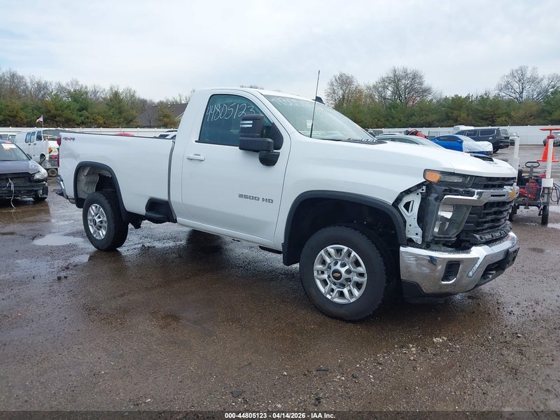2024 Chevrolet Silverado 2500hd 4wd  Long Bed Lt Белый vin: 1GC3YNE79RF374156