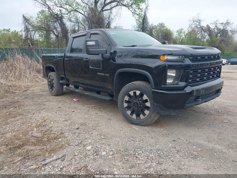 2020 Chevrolet Silverado 2500hd 4wd  Standard Bed Custom Черный vin: 1GC4YME77LF121682