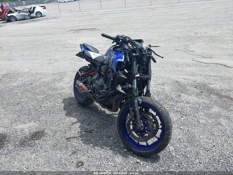 2024 Yamaha Mt07   Blue vin: JYARM32E4RA009339