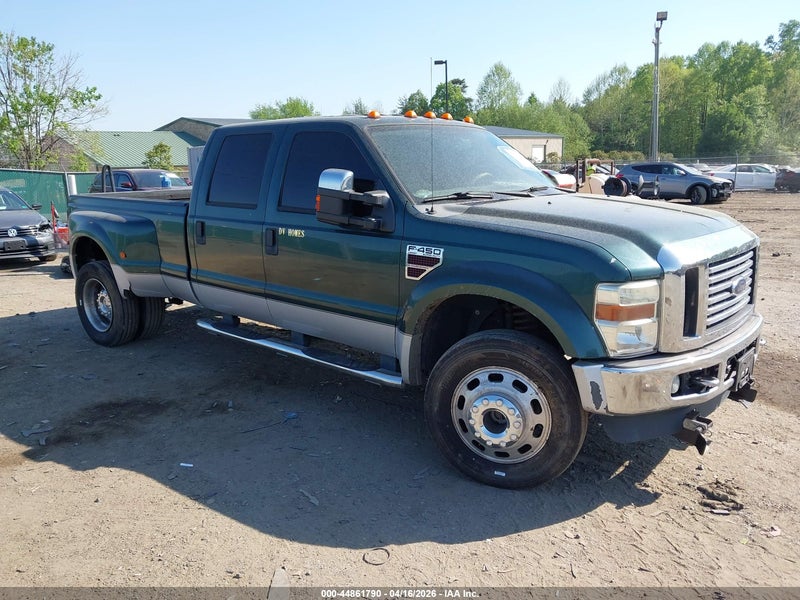 2008 Ford F-450 King Ranch/lariat/xl/xlt Green vin: 1FTXW43R38EC48076