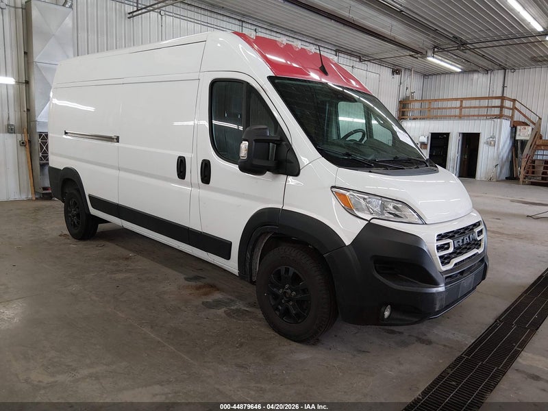 2023 Ram Promaster 2500   White vin: 3C6LRVDG9PE514896