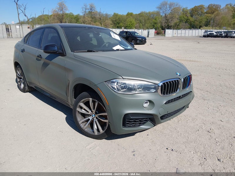 2016 Bmw X6   Зеленый vin: 5UXKU6C58G0R33953