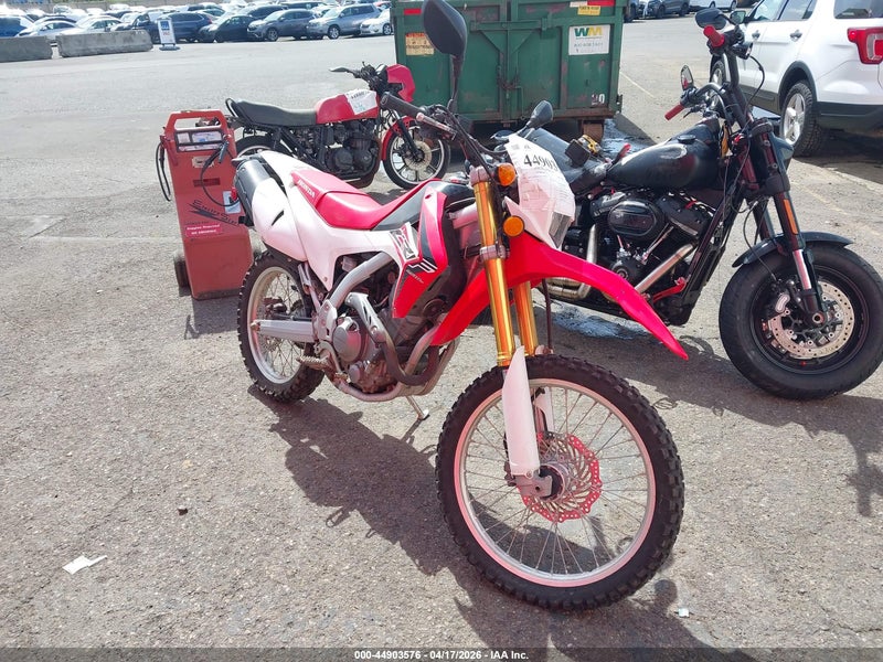 2015 Honda Crf250 L Red vin: MLHMD3819F5200260