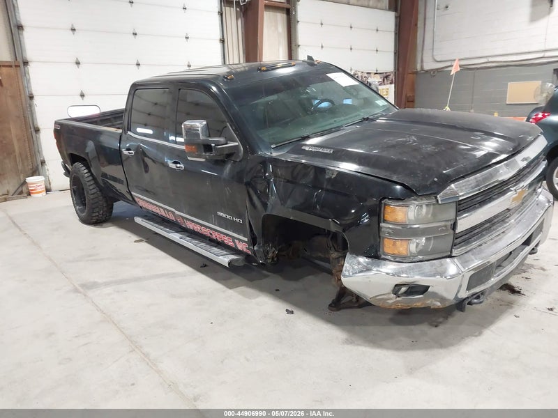 2015 Chevrolet Silverado 3500hd Ltz Black vin: 1GC4K0C88FF554423