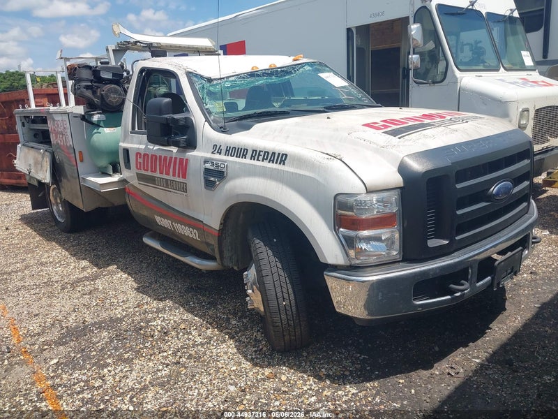 2008 Ford F-350 Chassis Xl/xlt White vin: 1FDWF365X8EB74049