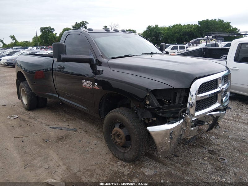 2017 Ram 3500 Tradesman  4x2 8' Box Black vin: 3C63RPAL2HG770137