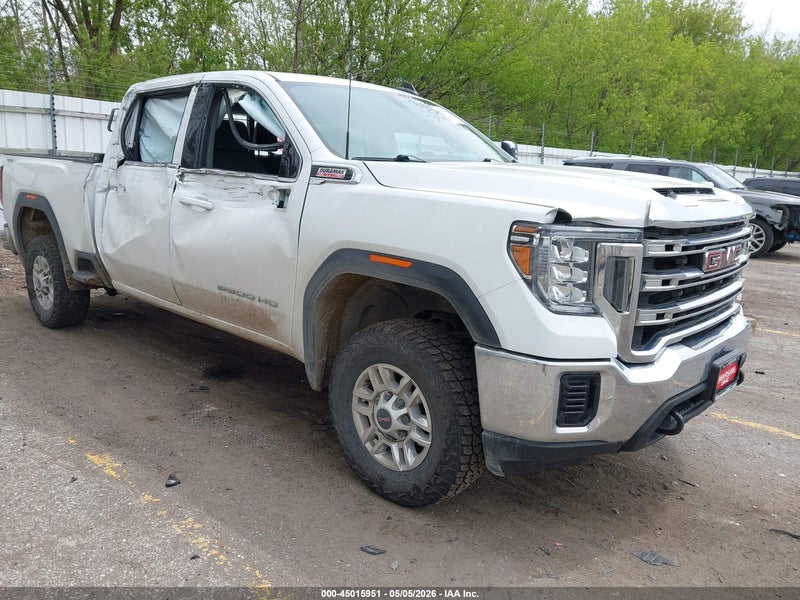 2021 Gmc Sierra 2500hd Sle White vin: 1GT49MEYXMF224456