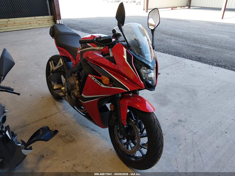2018 Honda Cbr650 F Red vin: MLHRC7407J5400320